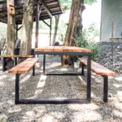 Industrial Farmhouse Picnic Table