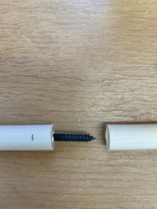 Screw Dowels for Curtains